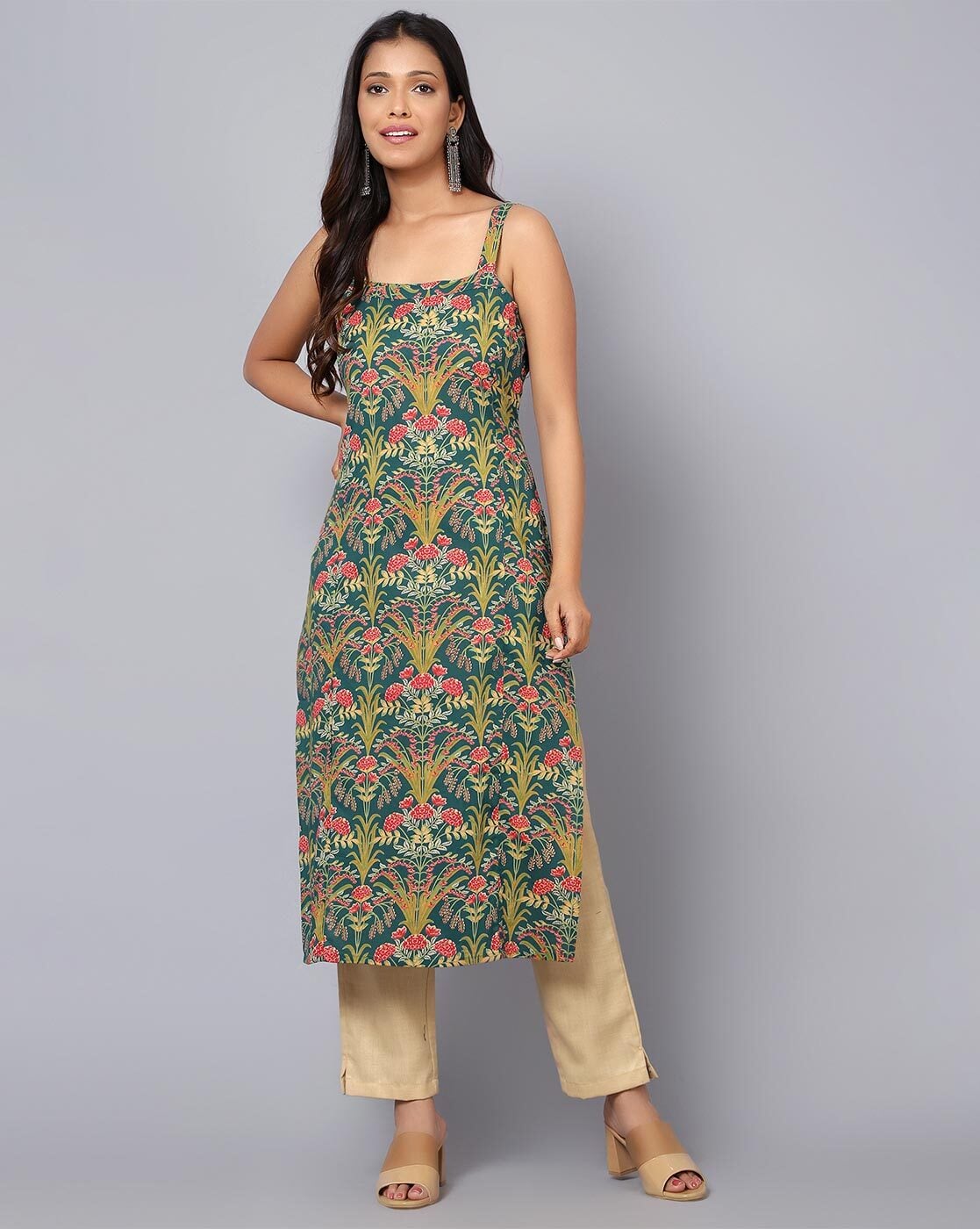 Buy Srishti by FBB Embroidered Ethnic Dress at Amazon.in