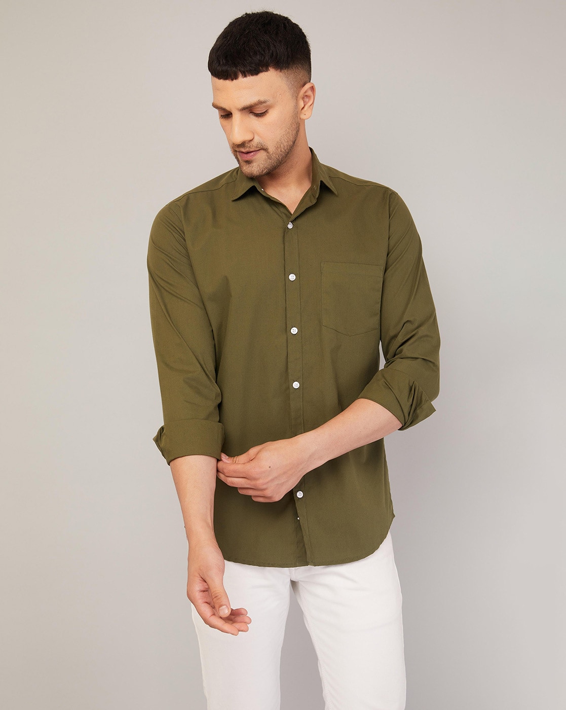 MEHENDI Color 100% Lining Shirt For Men's – Rooeeclub