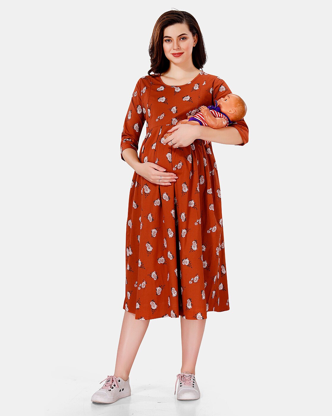 Buy Orange Dresses & Jumpsuits for Women by MAMMA'S MATERNITY