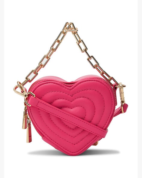 Heart shape best sale sling bag