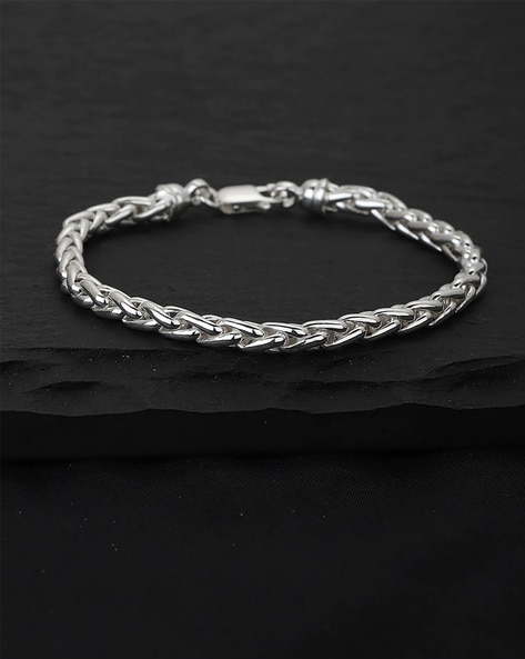 Buy Mens Silver Bracelet, 18K Gold Rope Bracelet Men, 2.5mm Twisted Bracelet  Chain Mens Jewellery UK by Twistedpendant Online in India - Etsy