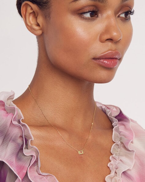 Ted Baker Jewellery | Sininaa crystal pendant in rose gold | EQVVS Womens