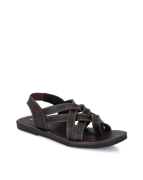 Strappy Sandals with Velcro Closure
