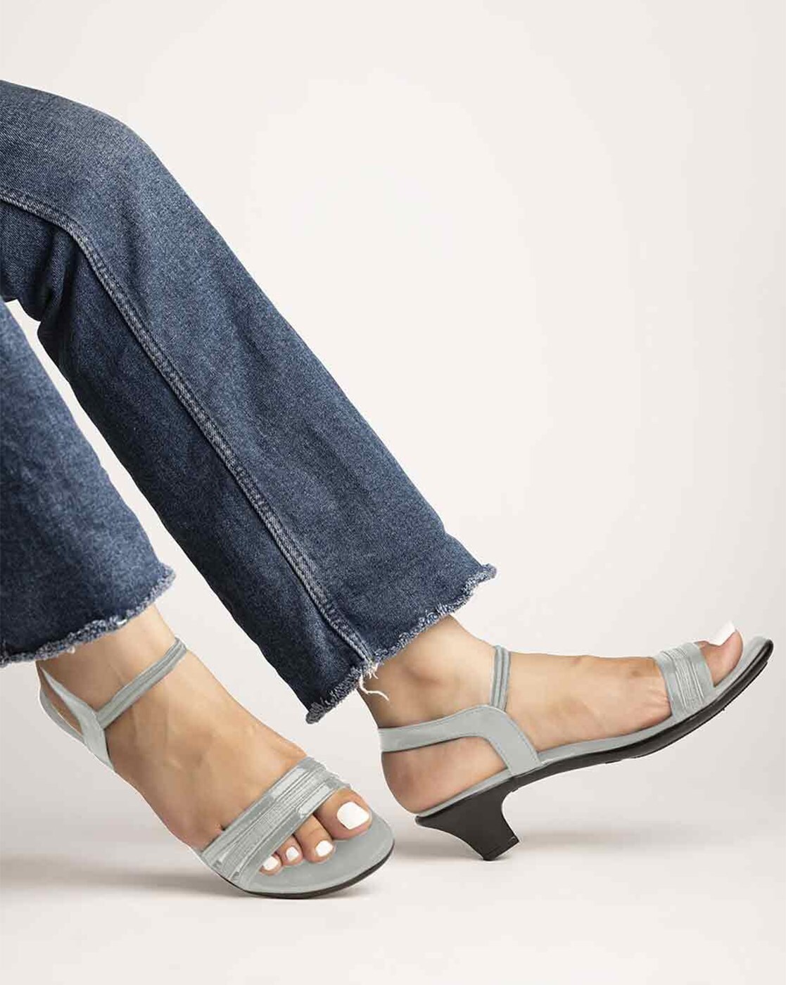 Buy Rocia Women Gunmetal Grey Heels - Heels for Women 134199 | Myntra