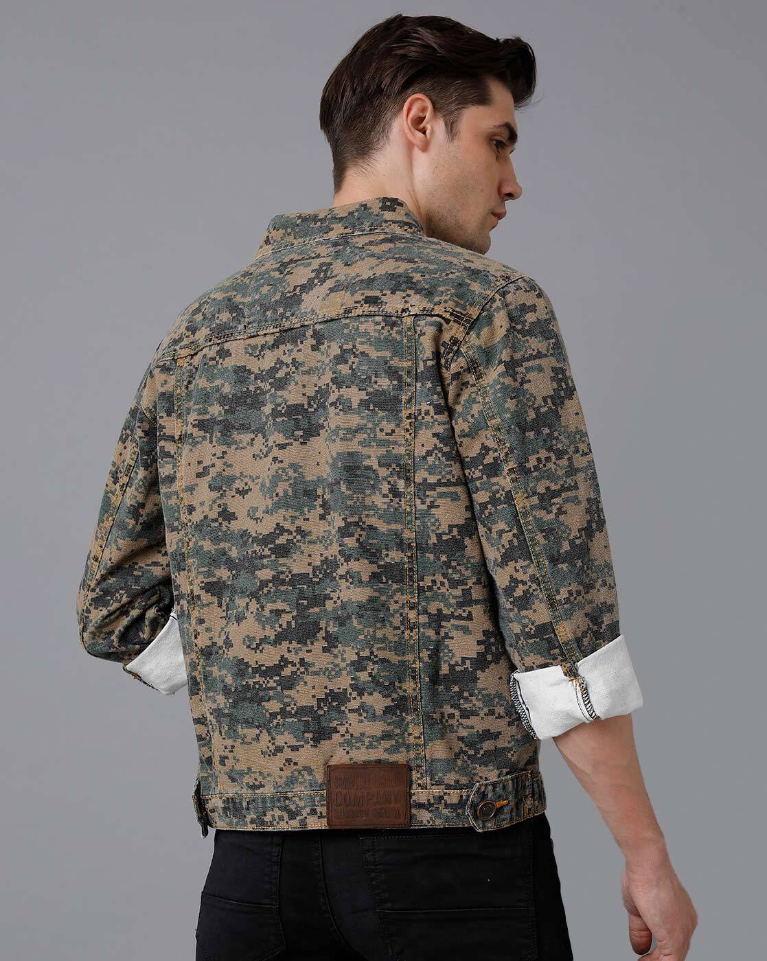Vetements - Blue denim jacket in camouflage print UA53JA750C - buy with  Netherlands delivery at Symbol