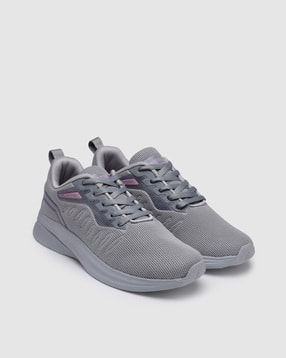 action Lace-Up Running Shoes with Mesh Upper-picture-49