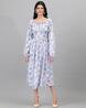 KOTTY Floral Print Fit and Flare Dress Multi