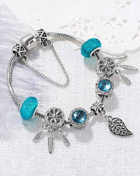 Buy SilverToned Bracelets  Bangles for Women by Kairangi by Yellow Chimes  Online  Ajiocom