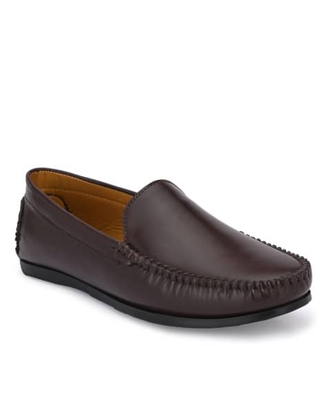 JOHN KARSUN Low-Tops Round-Toe Loafers