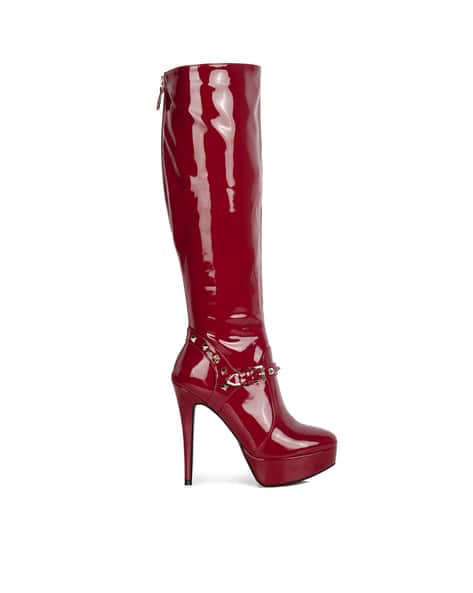Buy Burgundy Boots for Women by LONDON RAG Online