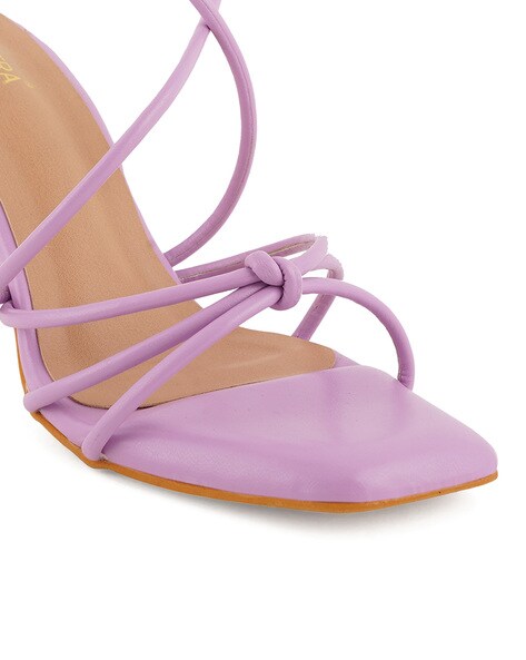 Mauve discount sandal heels