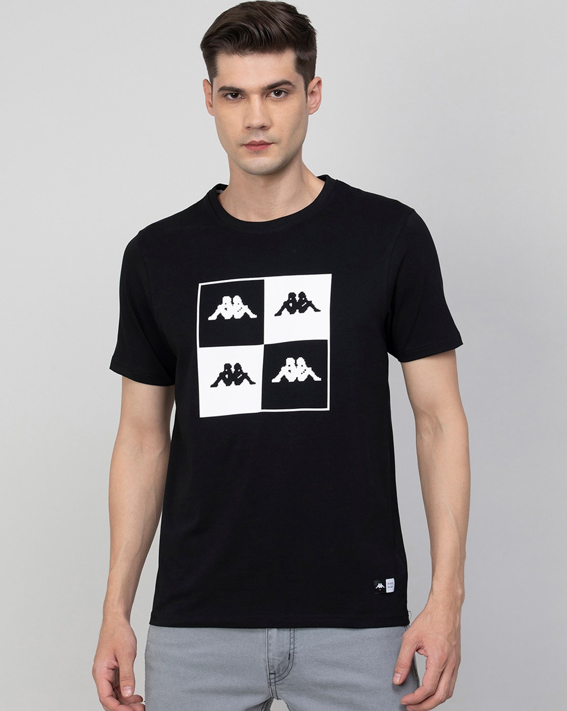 Cornwall banan forbundet Buy Black Tshirts for Men by Kappa Online | Ajio.com