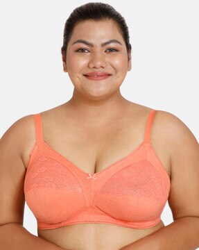 Grove Double Layered Non-Wired Non-Padded Full Coverage Super Support Bra