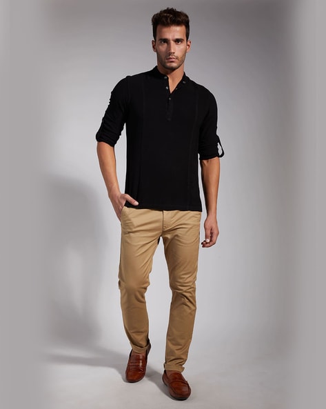 Buy Black Casual Shirt(Size:S,M,L,XL) Solid Black Color, Disgned Material  with Very Minute Square Patches (S) at Amazon.in