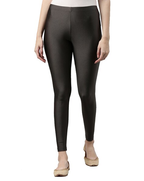 Buy Grey Leggings for Women by GO COLORS Online