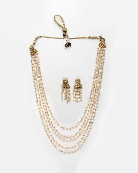Leighton Gold Pearl Strand Necklace in White Pearl | Kendra Scott