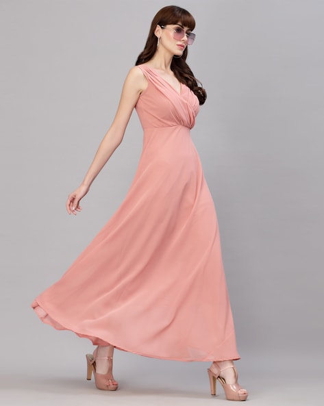 Buy Peach Dresses for Women by U & F Online