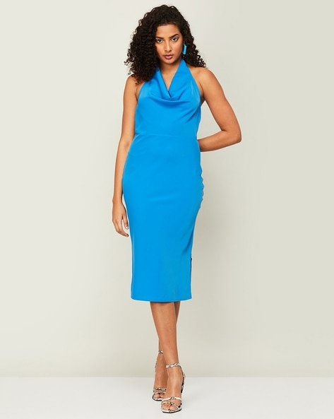 Buy Blue Dresses for Women by CODE BY LIFESTYLE Online