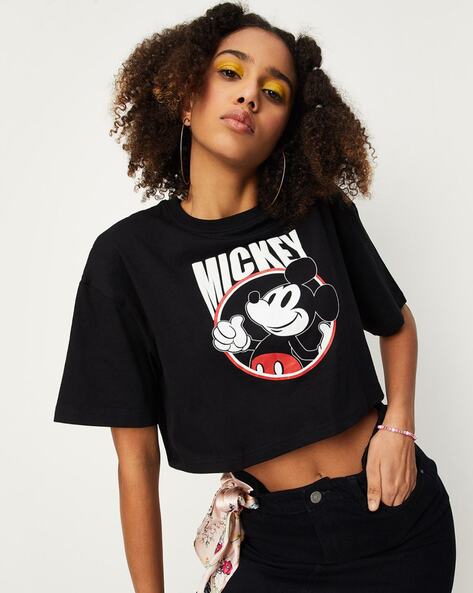 mickey mouse black shirt