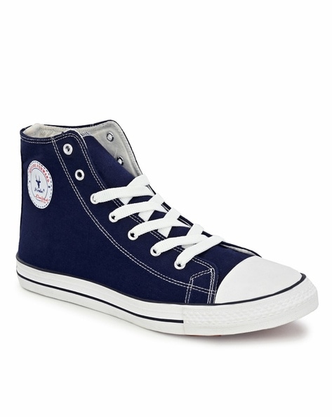 Navy blue converse high tops best sale sale