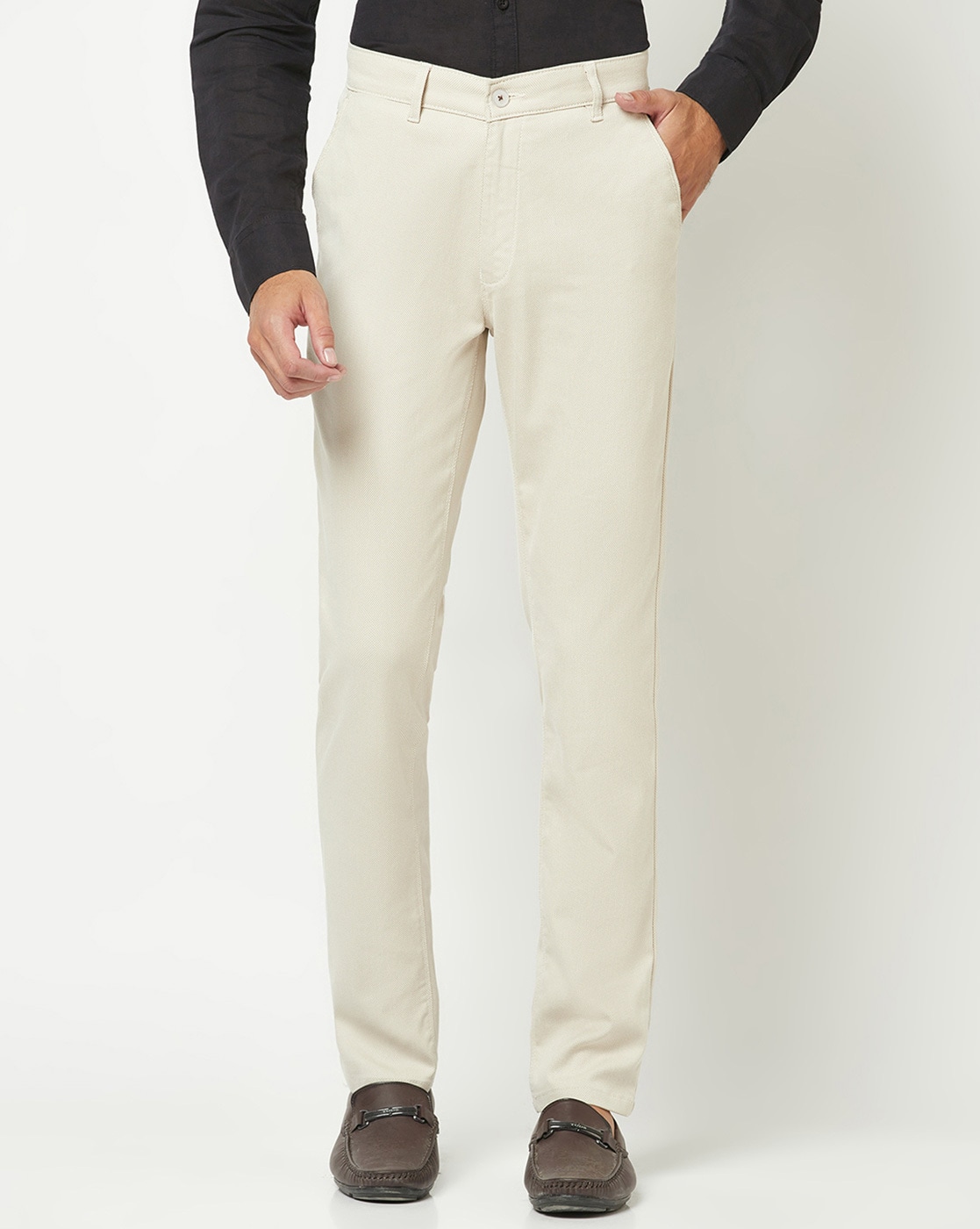 CRIMSOUNE CLUB Slim Fit Men Grey Trousers  Buy CRIMSOUNE CLUB Slim Fit Men  Grey Trousers Online at Best Prices in India  Flipkartcom