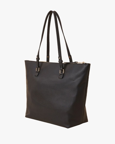 Black tote bag discount accessorize