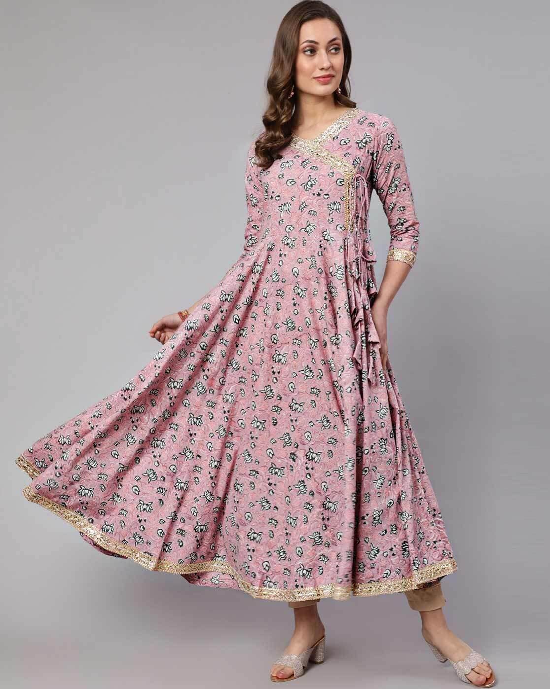 Pink deals root kurtis