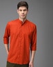 Buy Rust Shirts for Men by KIBIT Online | Ajio.com