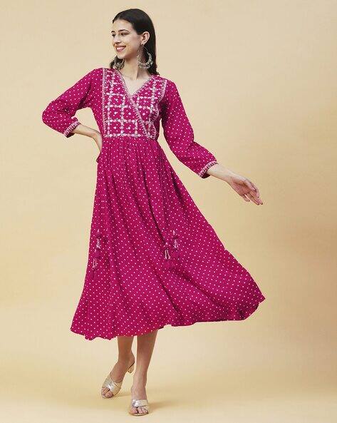 Embellished Fit Flare Dress