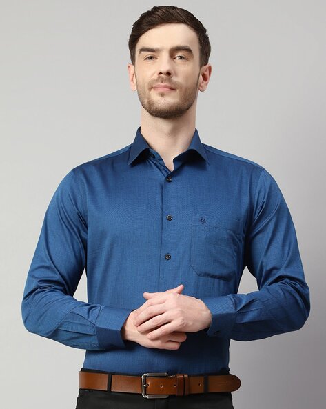 Buy Blue Shirts for Men by Cantabil Online Ajio