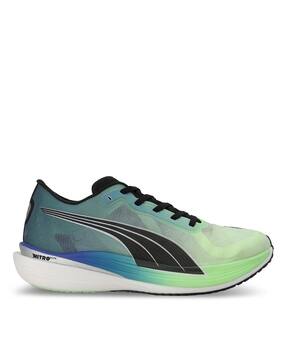 Buy PUMA Deviate Nitro Elite 2 Running Shoes | Green Color Men