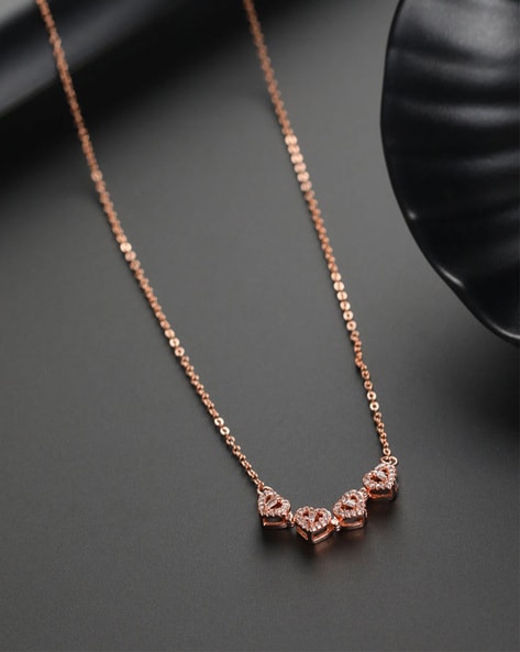 Affordable rose gold on sale jewelry