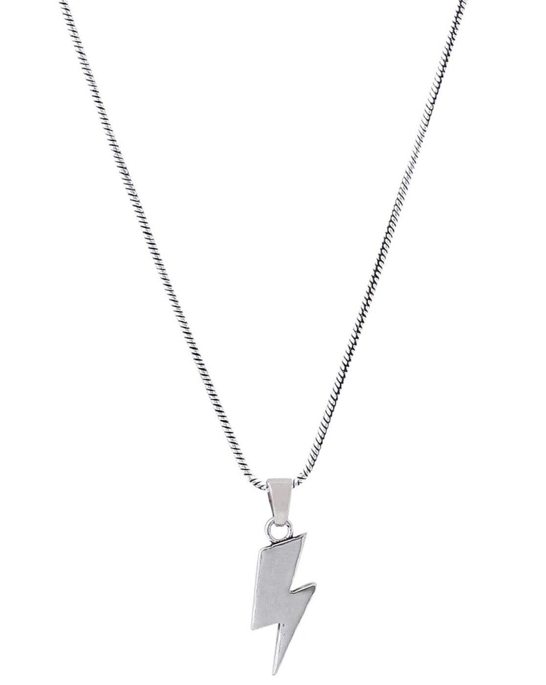 Buy Viraasi Lightning Bolt Pendant with Chain for Men and Boys at Amazon.in