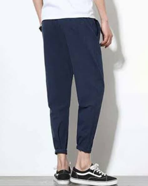 Buy Navy Blue Track Pants for Men by GLITO Online