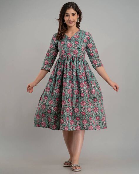 A line long top kurtis online