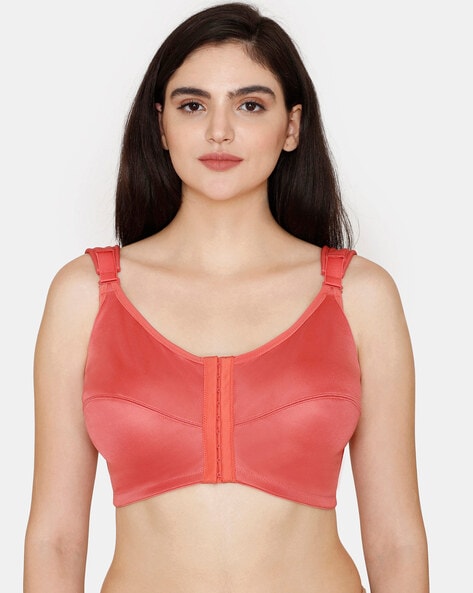 Buy Zivame Red Double Layered Full Coverage Bra for Women's Online