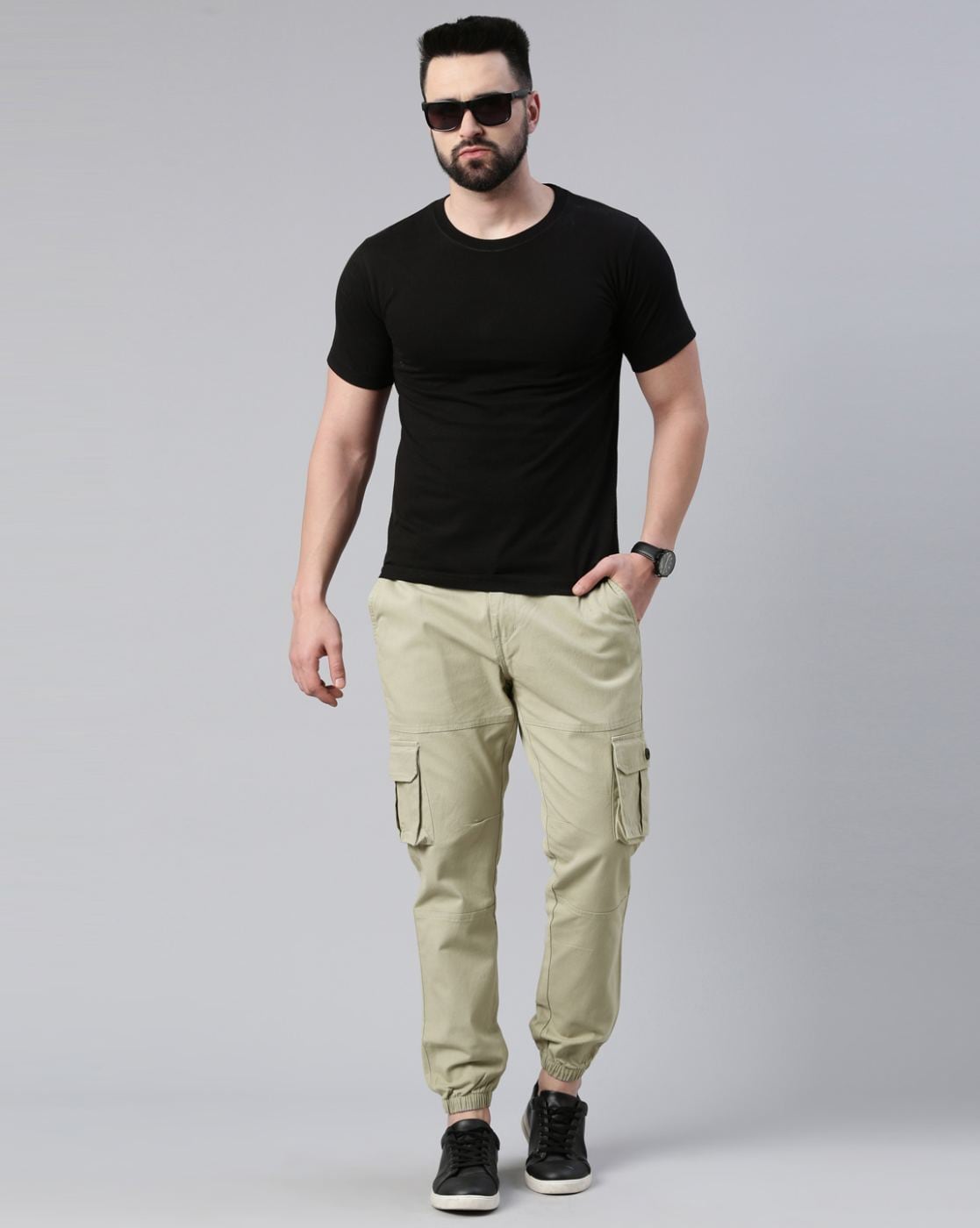 Slim Fit Cargo Pants - Cinocci