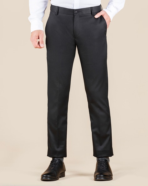 Buy Black Trousers & Pants for Men by DENNISLINGO PREMIUM ATTIRE Online