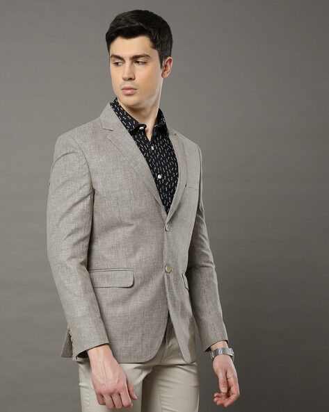 Khakis with clearance grey blazer