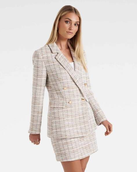 Forever new hotsell check blazer