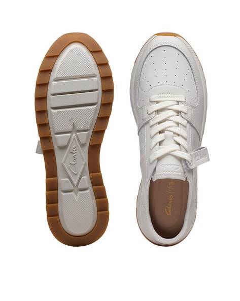 Clarks white sneakers clearance womens