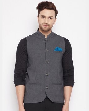 Mens dark deals grey waistcoat