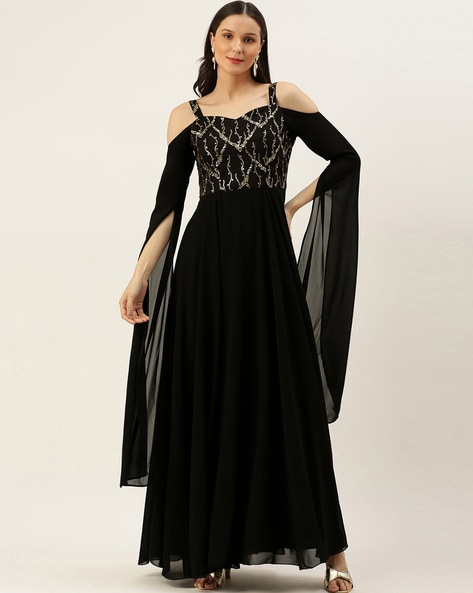 Bethany Formal Sequin Slit Long Dress | Windsor