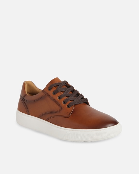 Leather on sale upper sneakers