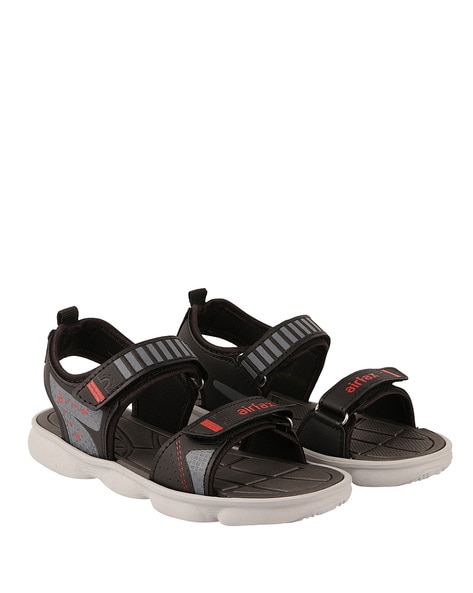 Open-Toe Sandals with Velcro Fastening