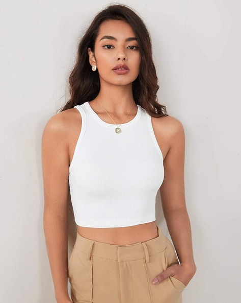 Buy White Tops for Women by Fery London Online