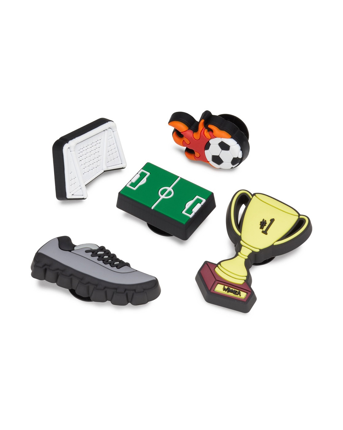 Football croc online charms