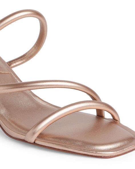 Buy Rose Gold Heeled Sandals for Women by Aldo Online Ajio