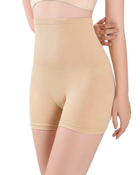Buy Astound Womens Half Slip for Under Dresses Tummy Control Slim Seamless Body  Shaper Skirt Beige Online at Best Prices in India - JioMart.