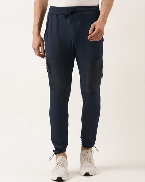 Buy Navy Track Pants for Men by Well Quality Online | Ajio.com